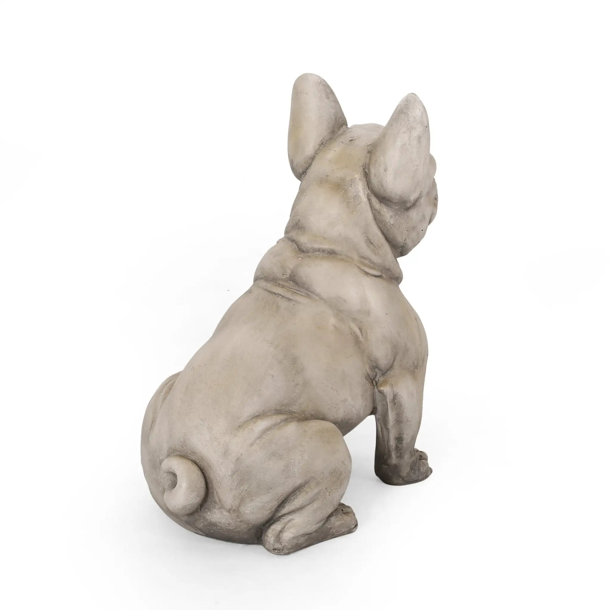 Dog Garden Sculpture, Outdoor French Bulldog Statue by HouseOfZazla