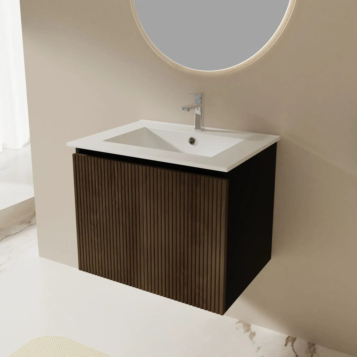 Floating Bathroom Vanity Combo, Towel Rack by HouseOfZazla