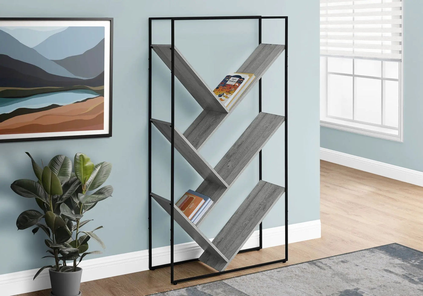 Bookshelf, Bookcase, Etagere, 3 Tier, Office, Contemporary & Modern by Unique Piece Furniture