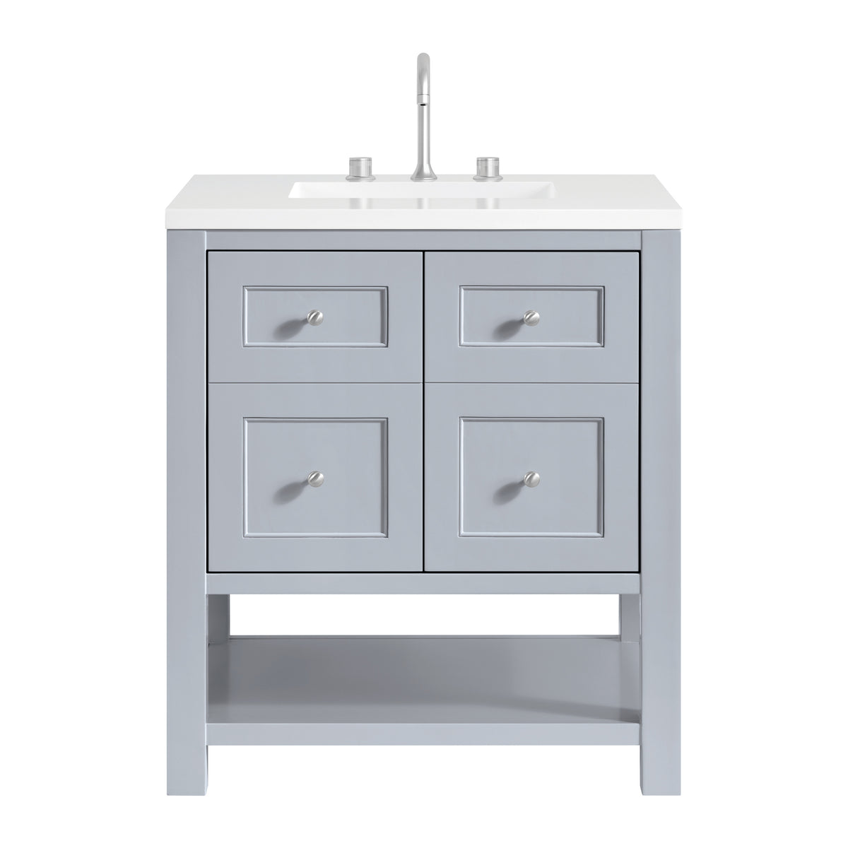 James Martin Breckenridge 30" Single Bathroom Vanity, Serenity Blue, view 26