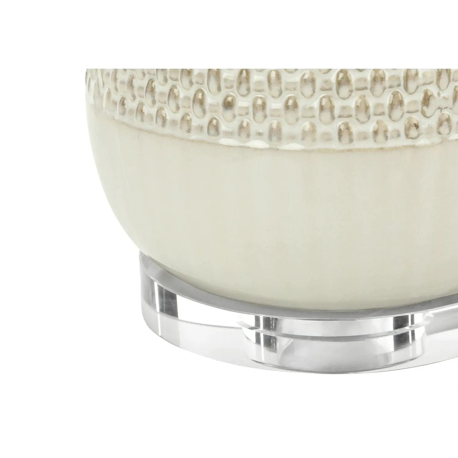 Contemporary Lighting, Table Lamp, Ceramic, Resin - Cream by Unique Piece Furniture