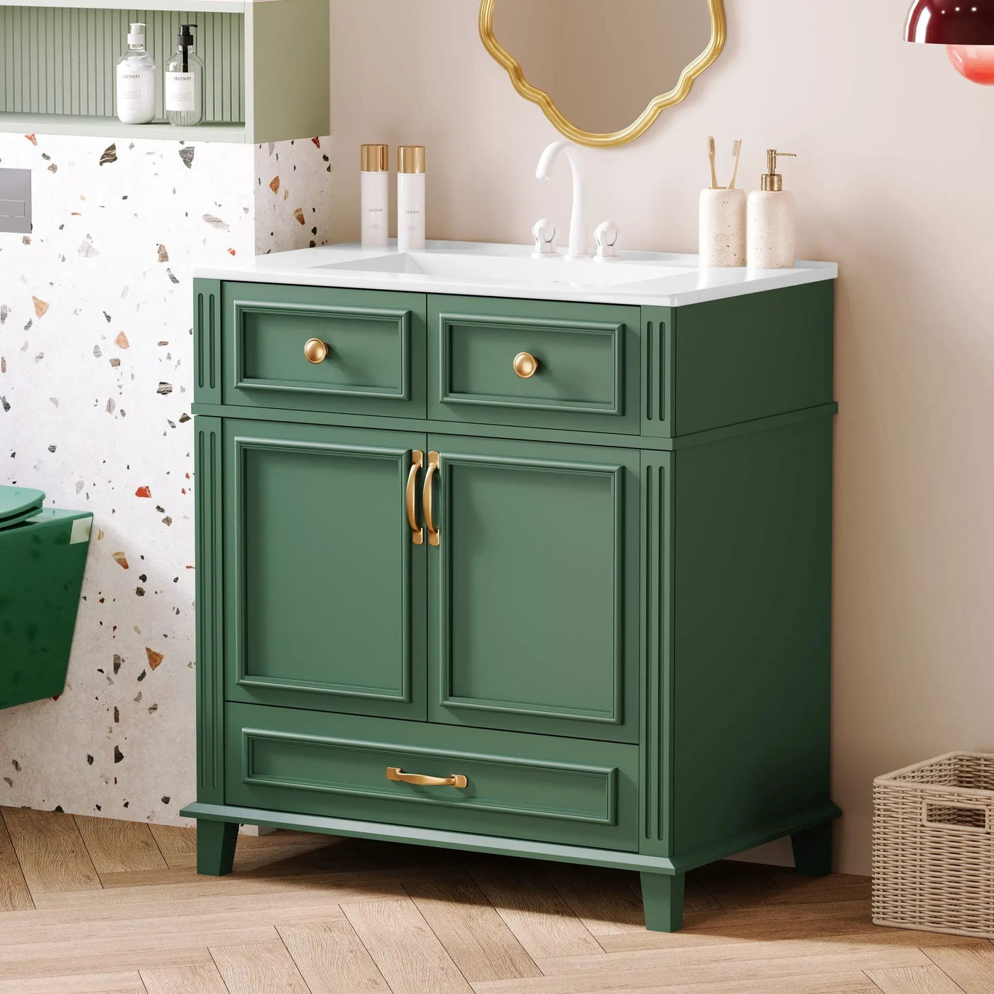 Bathroom Vanity With Sink And Storage Cabinet by HouseOfZazla
