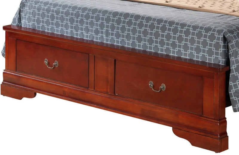Upholstered Panel Sleigh Bed Design by Unique Piece Furniture
