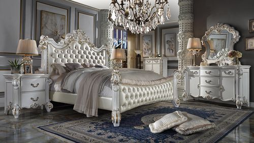 Vendome - Synthetic Upholstered Bed by Unique Piece Furniture