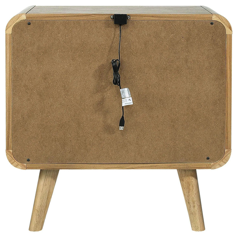 Winston - 2 Drawer Nightstand - Ash Brown