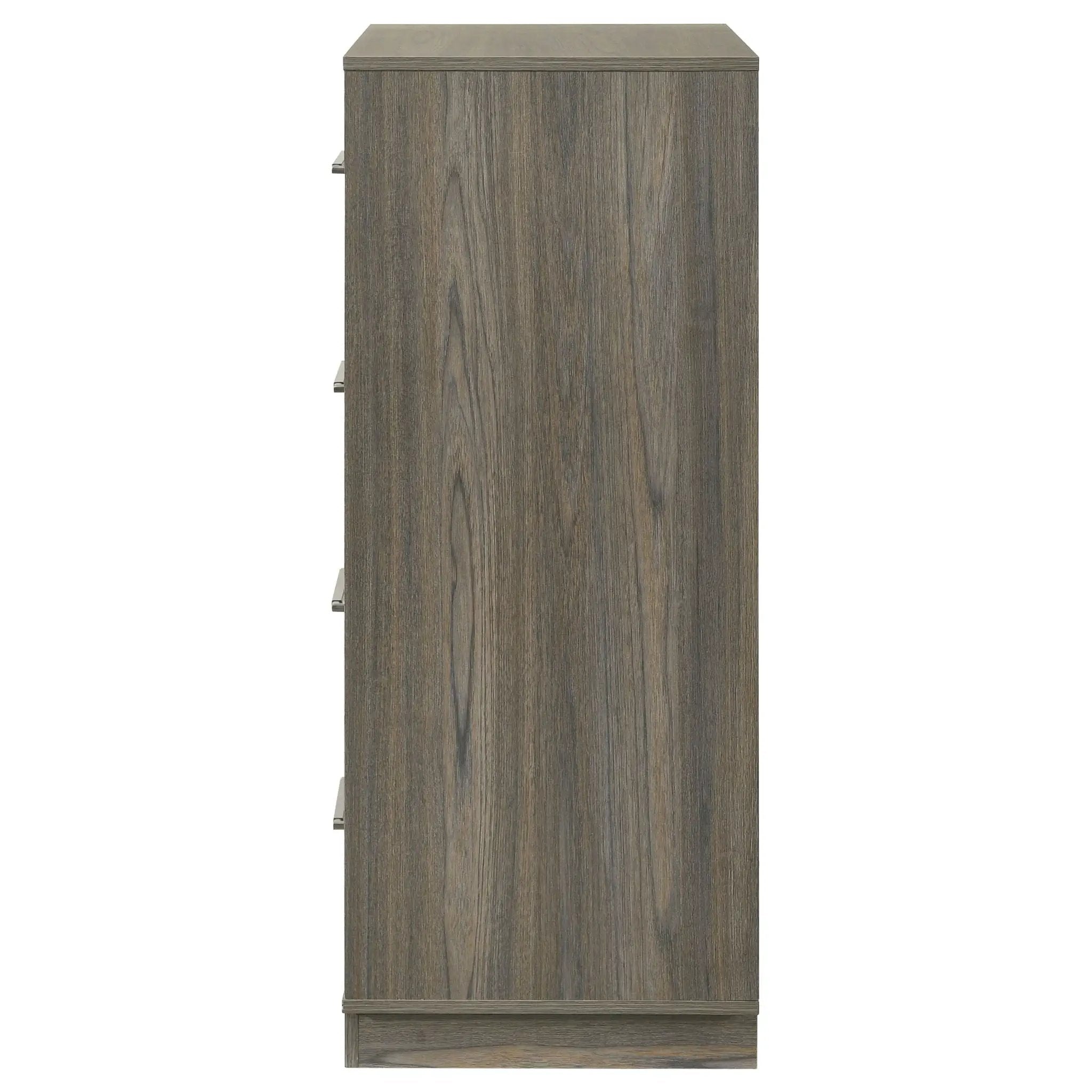 Fenwick 4-drawer Chest of Drawers Grey Oak by Unique Piece Furniture