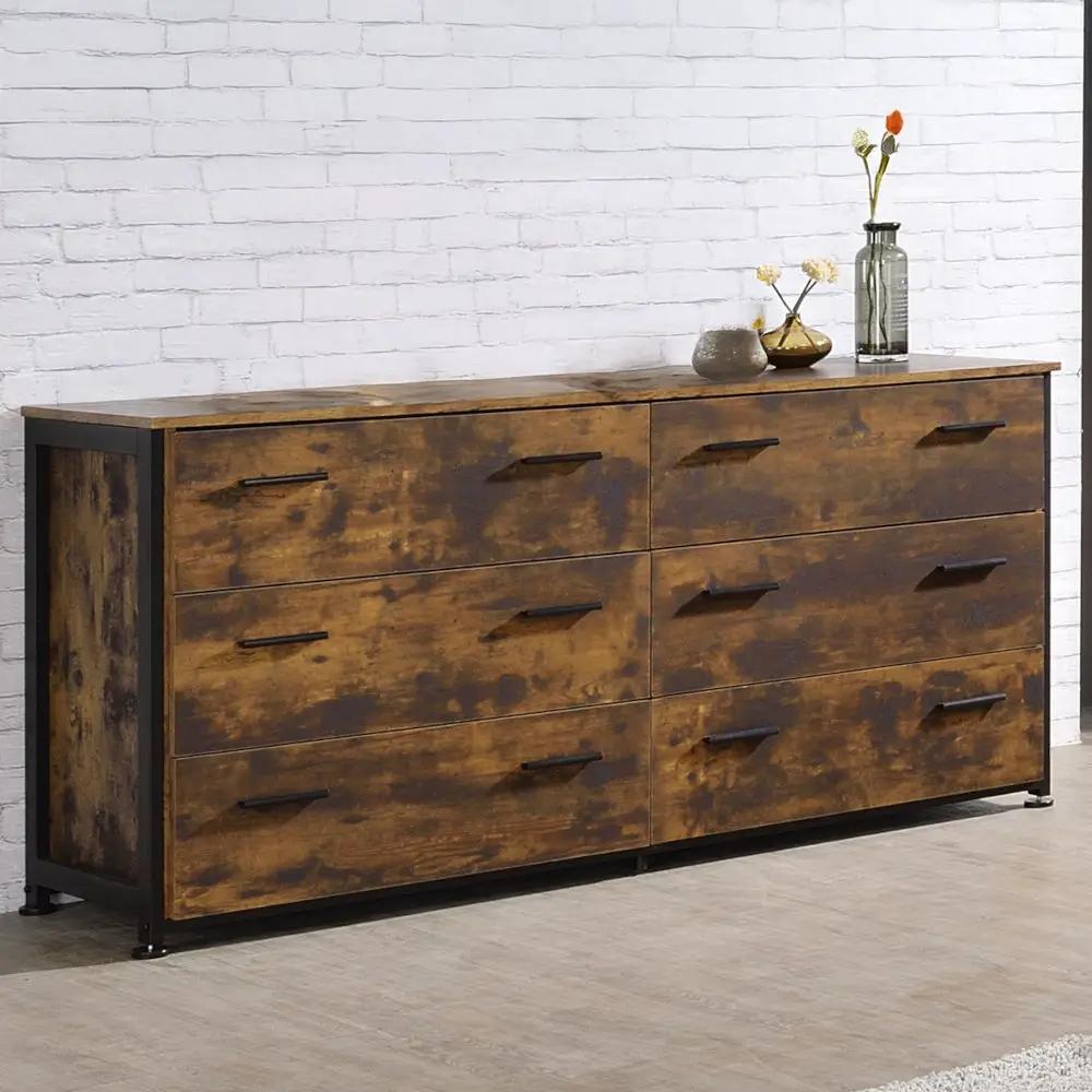 Juvanth - Dresser - Rustic Oak & Black by Unique Piece Furniture