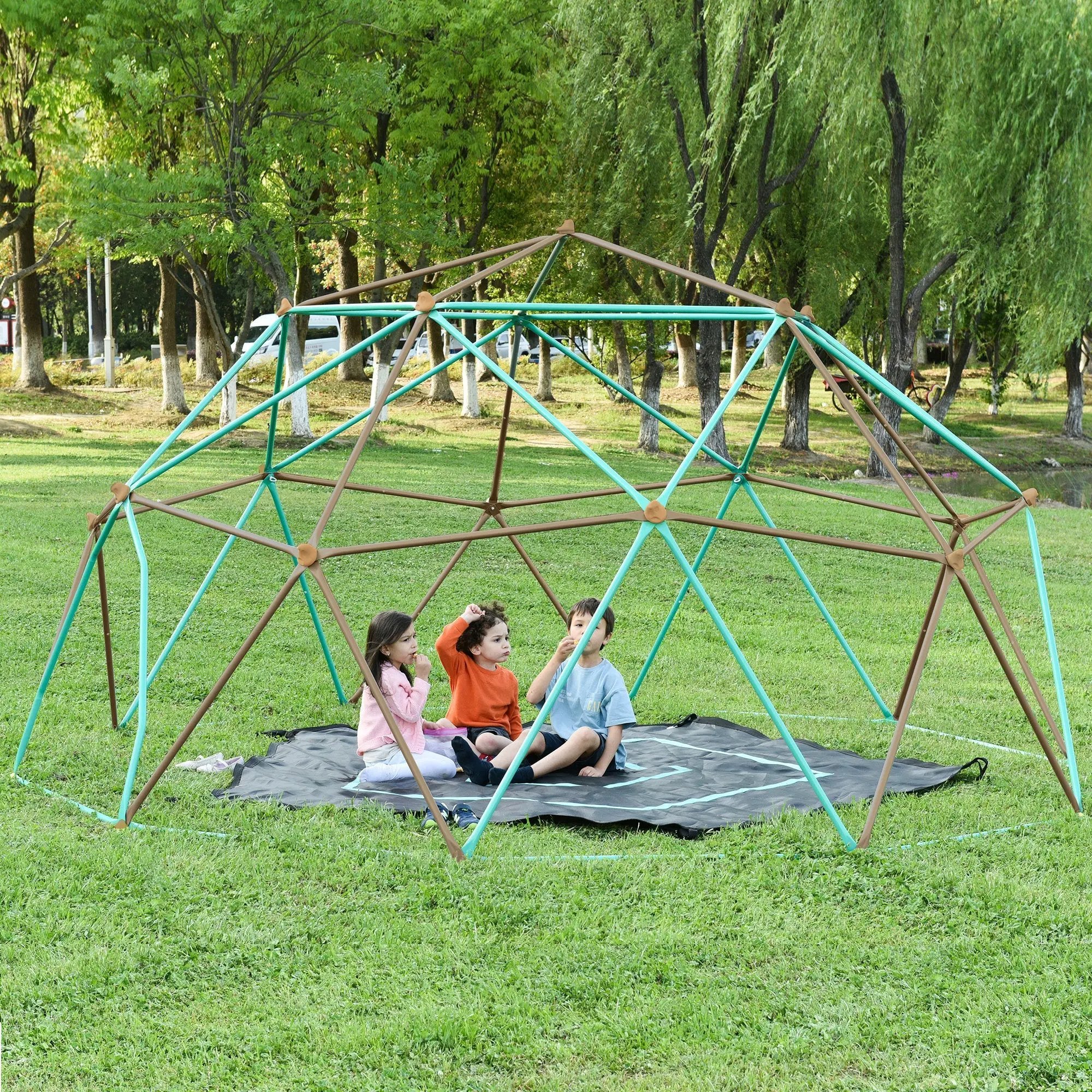 13ft Geometric Dome Climber Play Center by HouseOfZazla
