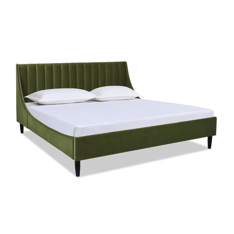 Aspen - Vertical Tufted Modern Headboard Platform Bed Set by Unique Piece Furniture