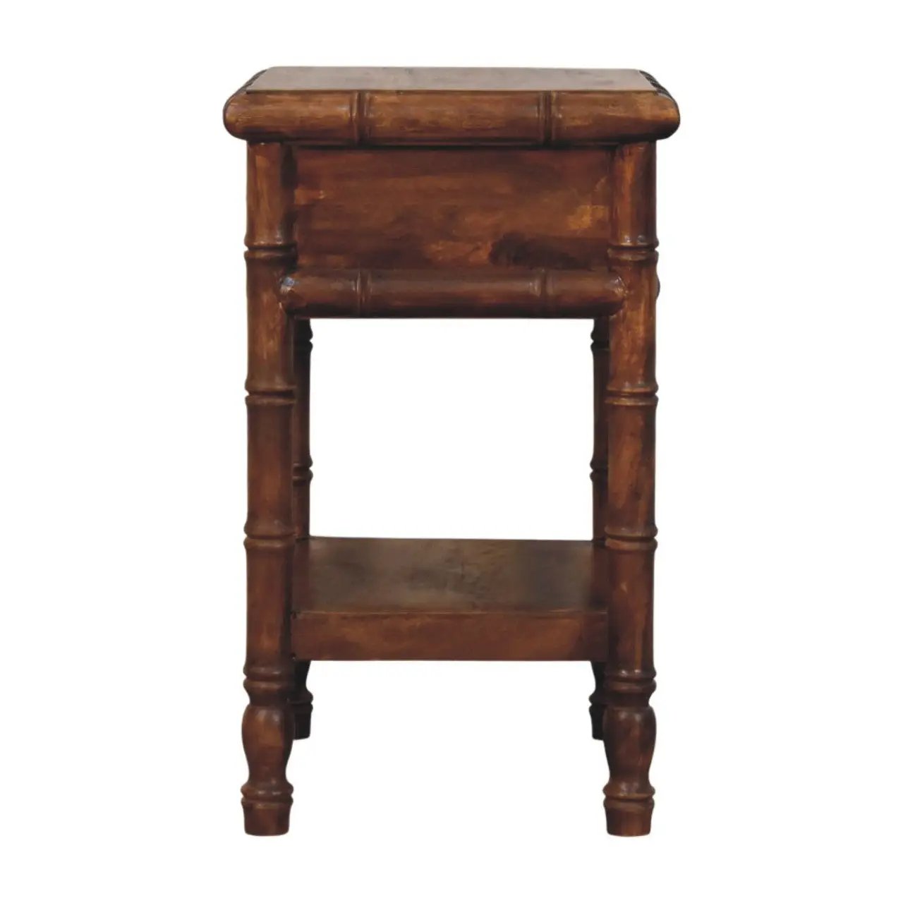 Solid Wood Bamboo Heritage Bedside Table by HouseOfZazla