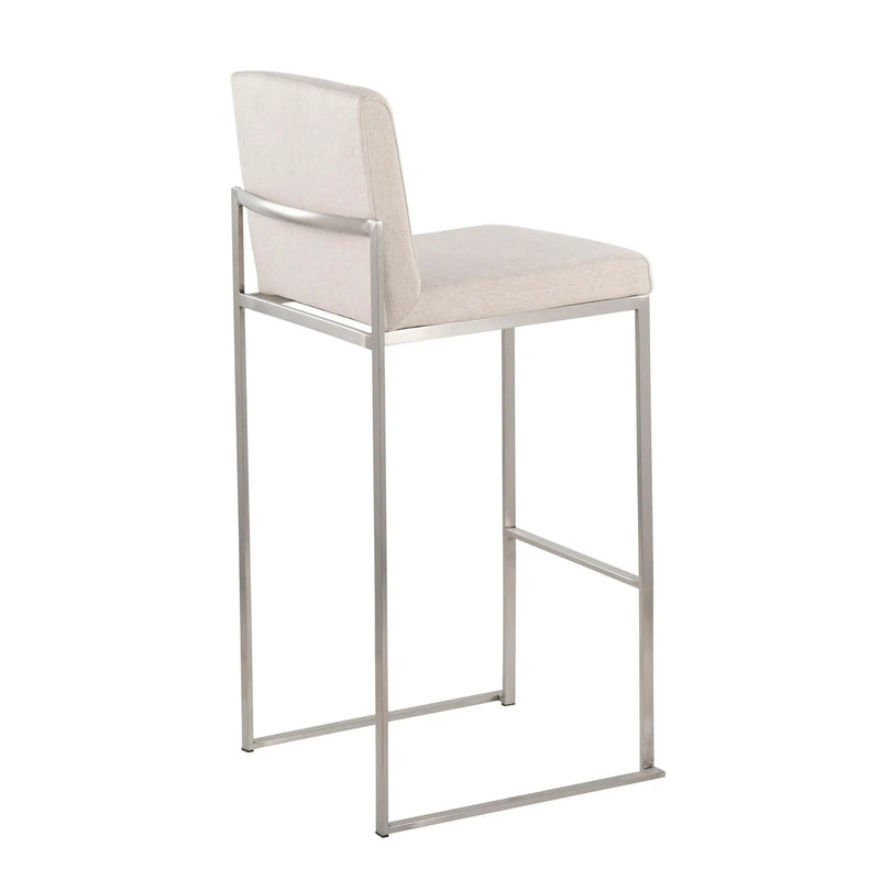 Fuji - Contemporary And Modern Elegance High Back Barstool by Unique Piece Furniture