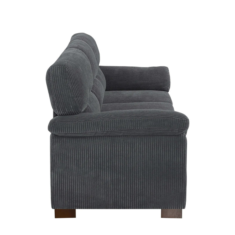 Vintage Inspired 3 Seat Sofa With Tufted Cushions by Unique Piece Furniture