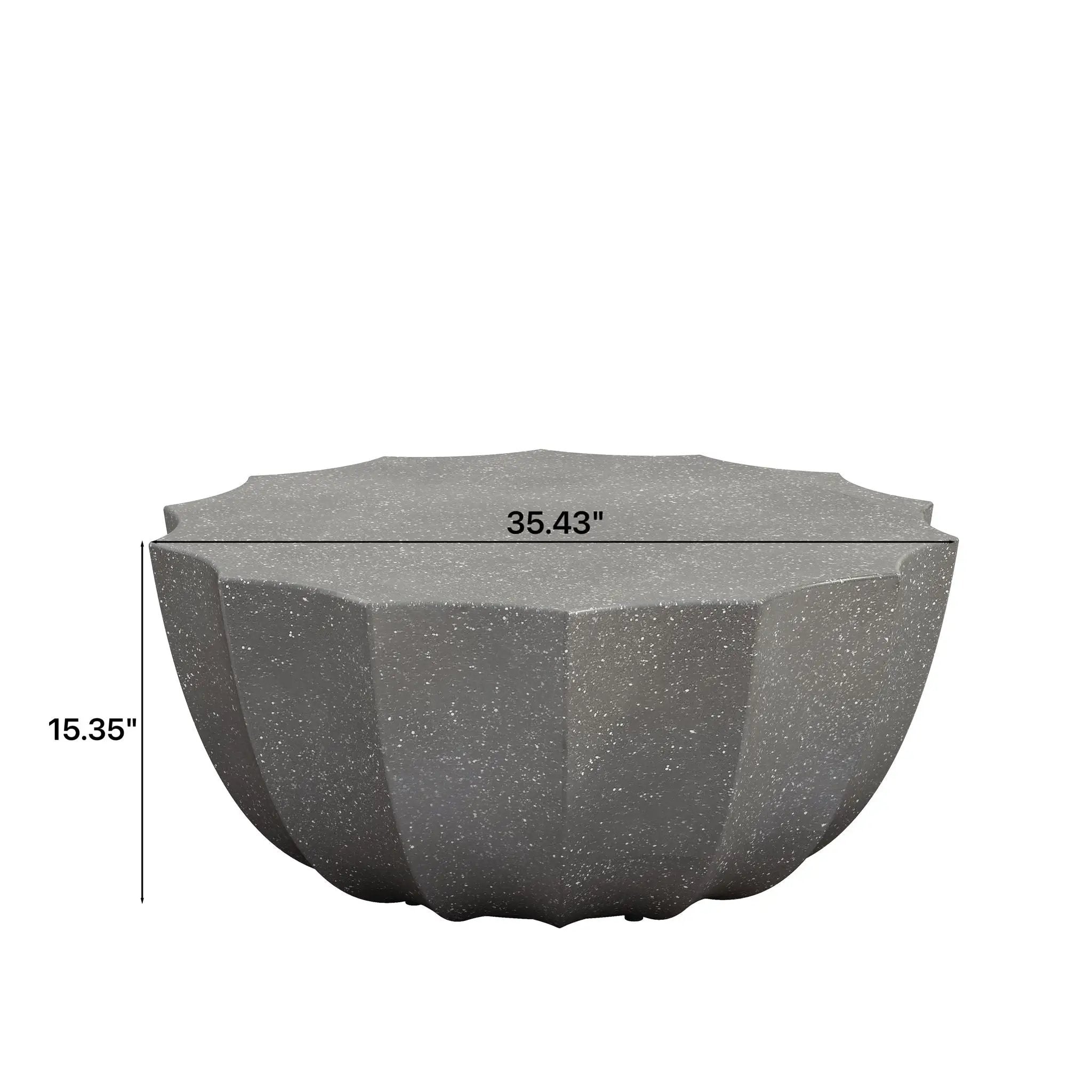 Modern Round Coffee Table For Indoor / Outdoor by Unique Piece Furniture