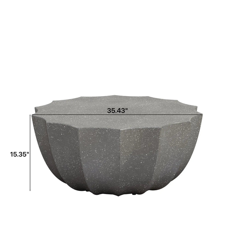 Modern Round Coffee Table For Indoor / Outdoor by Unique Piece Furniture