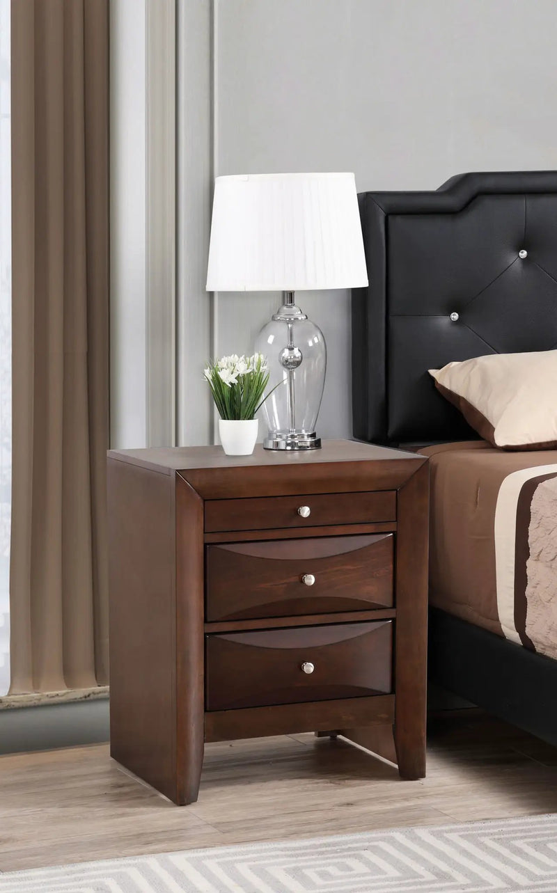 Marilla - Nightstand - Cappuccino by Unique Piece Furniture