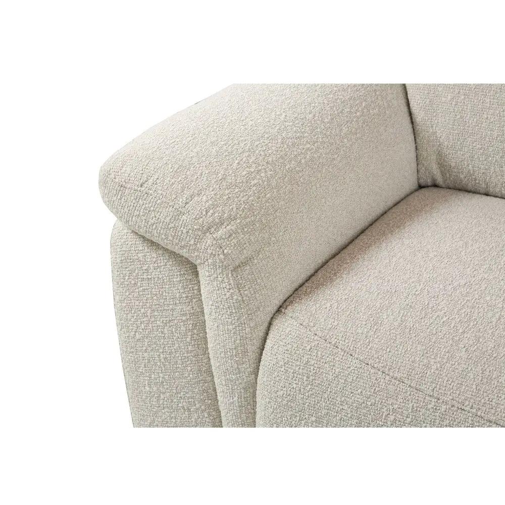 Dayana - Power Motion Sectional Sofa - Beige Boucle by Unique Piece Furniture