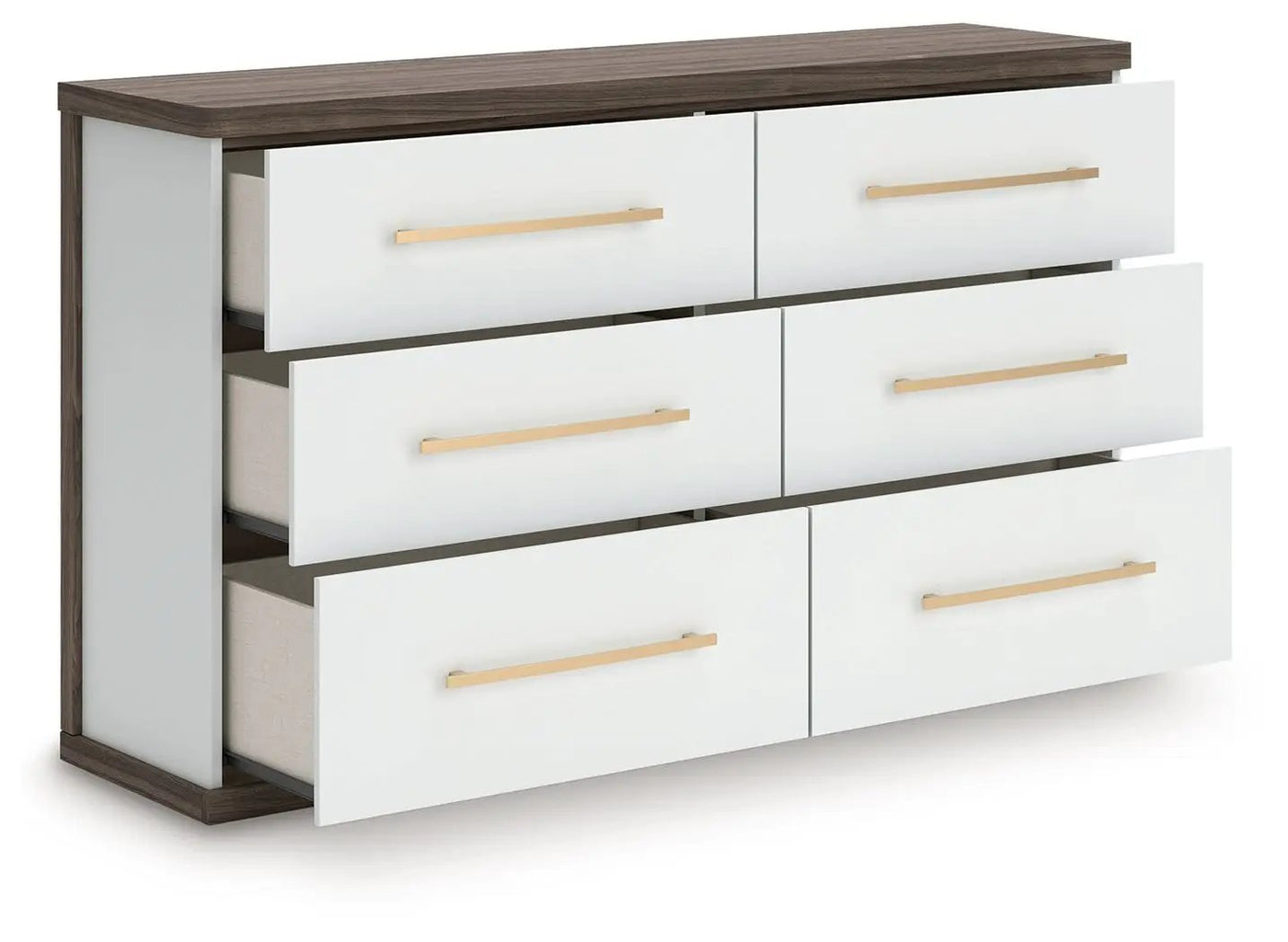 Kendanport - Six Drawer Dresser by Unique Piece Furniture