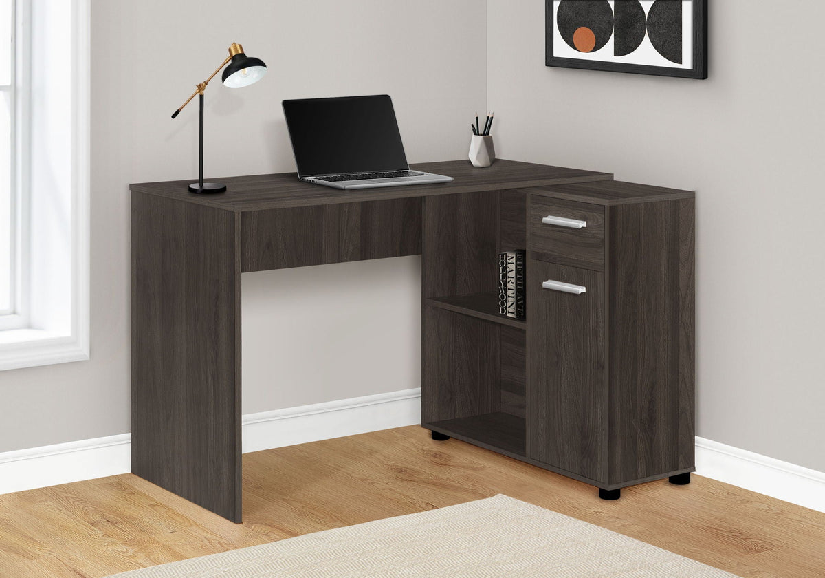 L-Shaped Computer Desk with Storage Drawers - Multiple Colors, photo 19 of 20