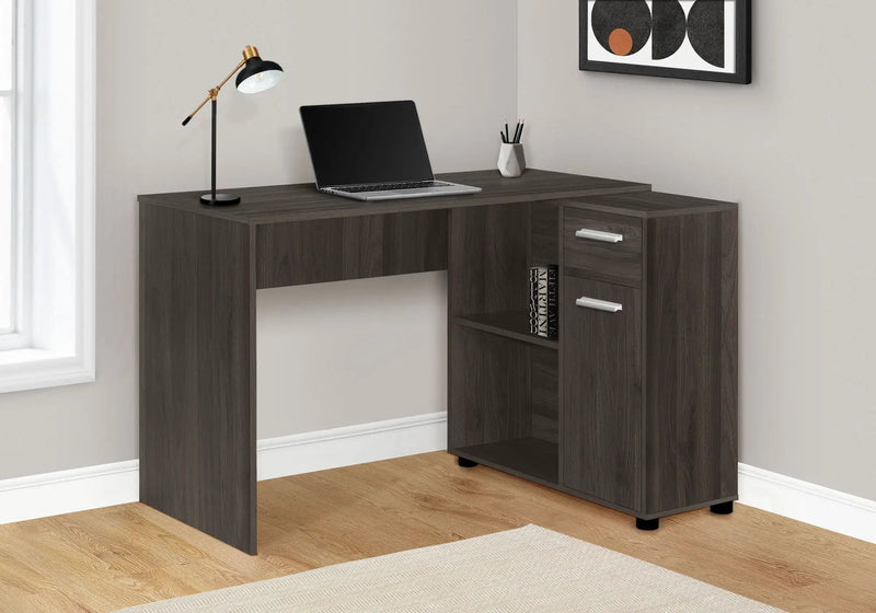 Computer Desk, Home Office, Corner, Storage Drawers, L Shape, Contemporary & Modern by HouseOfZazla