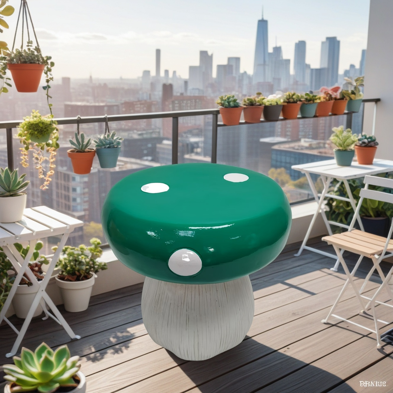Mushroom Model Resin Stool by HouseOfZazla
