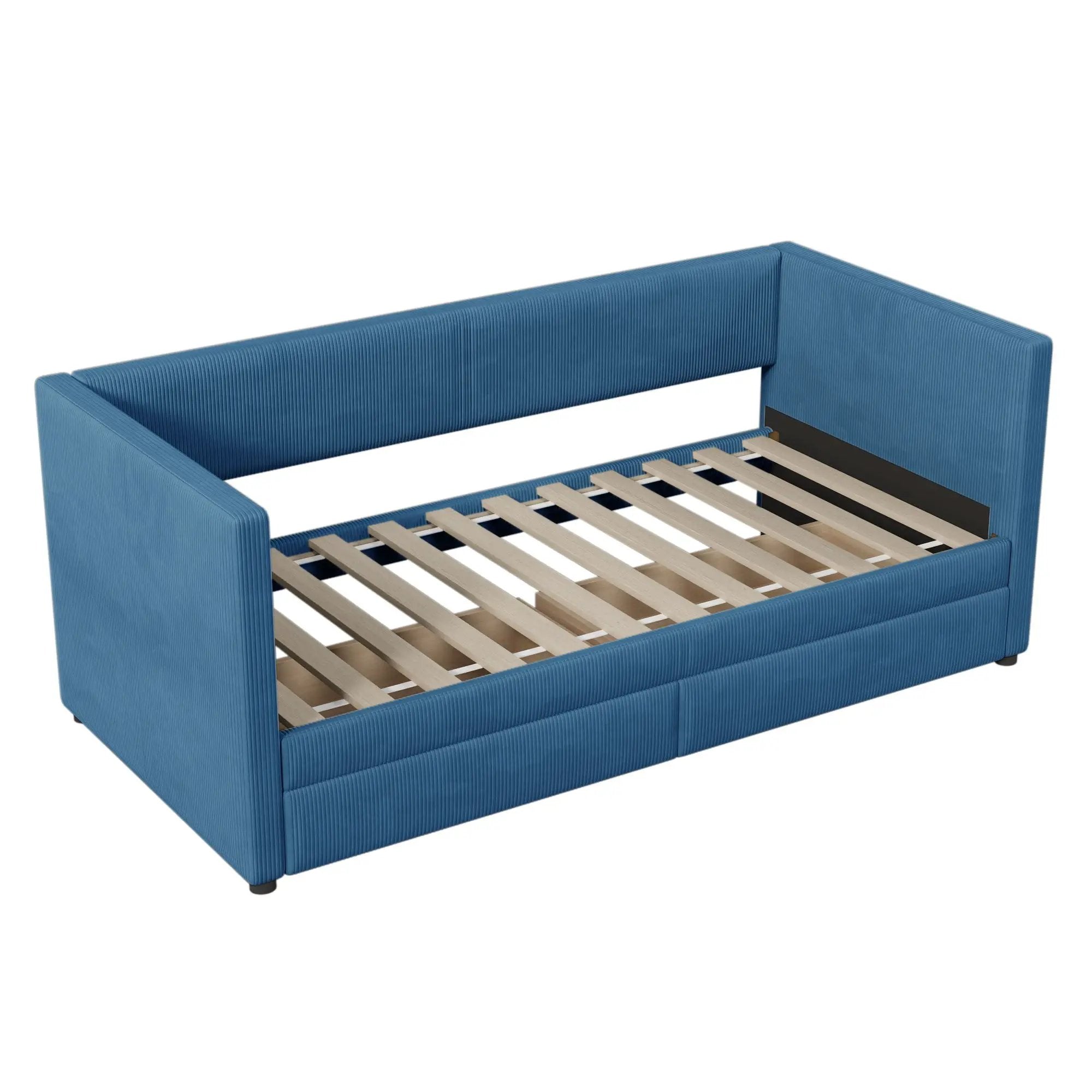 Daybed With Two Drawers And Wood Slat by HouseOfZazla