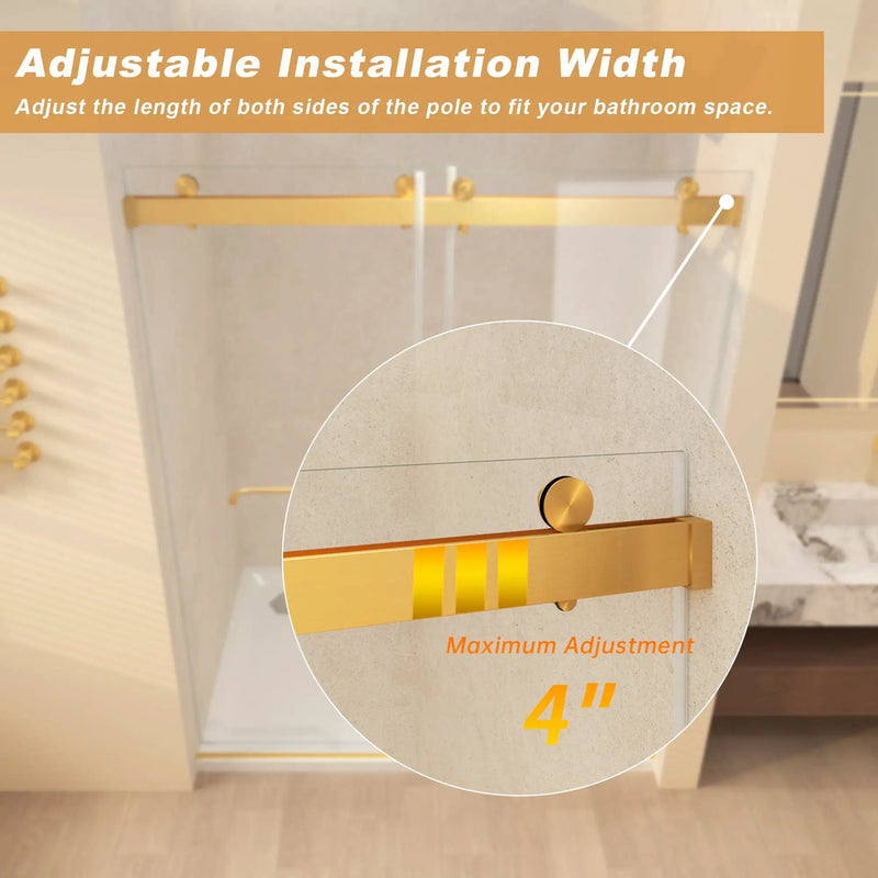 Frameless Sliding Glass Shower Doors by HouseOfZazla