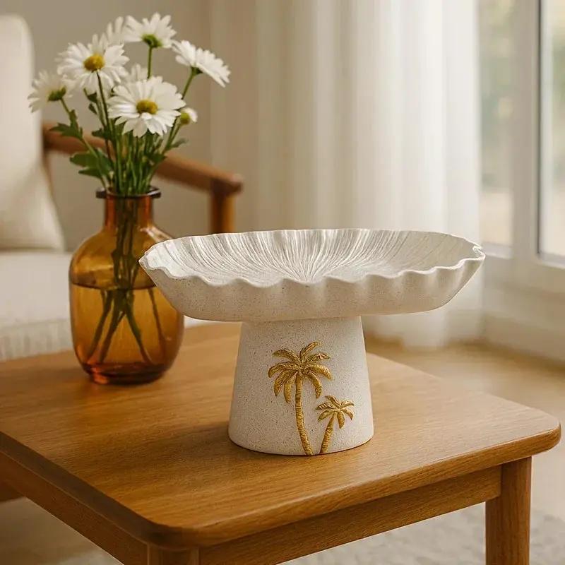 Decorative Tray - Ramadan Lotus Leaf Shaped by House Of Avana