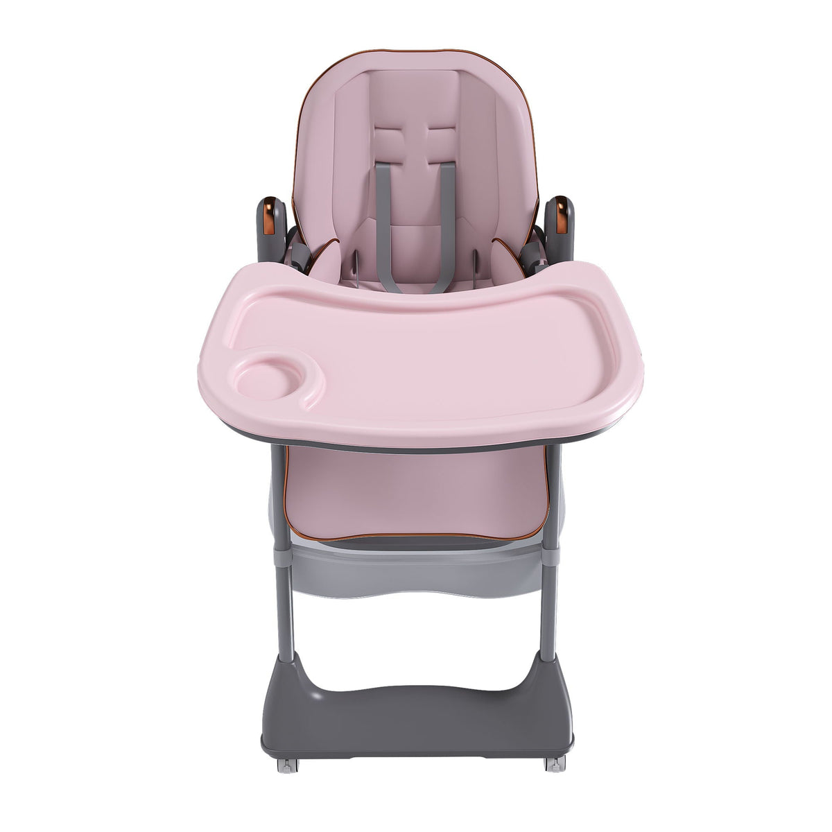 Adjustable Baby High Chair with Safety Belt – Pink, Black or White, photo 3 of 12