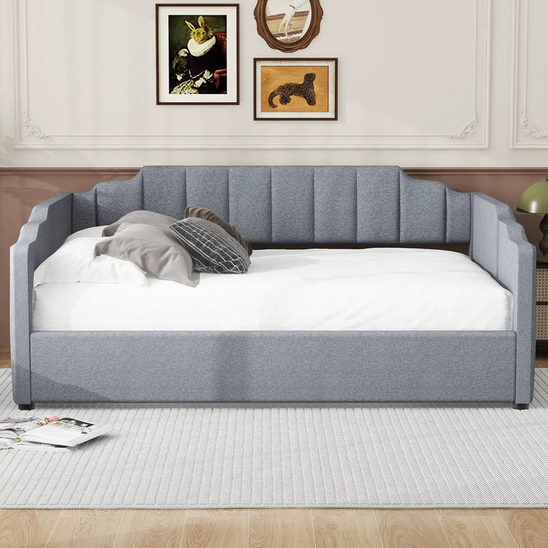 Modern Upholstered Daybed With Underneath Storage by Unique Piece Furniture