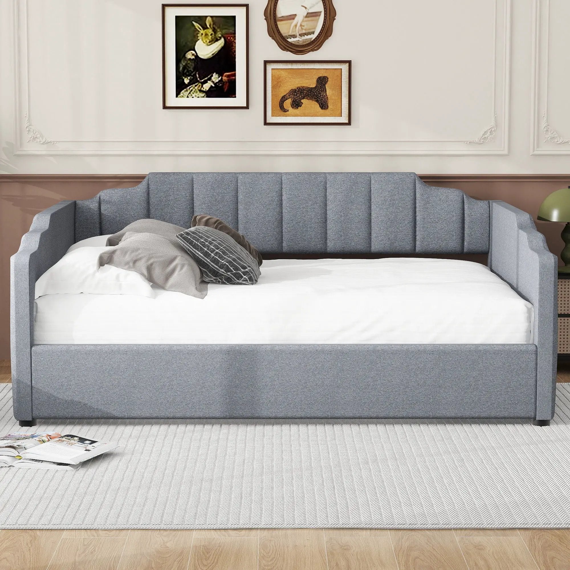 Modern Upholstered Daybed With Underneath Storage by HouseOfZazla