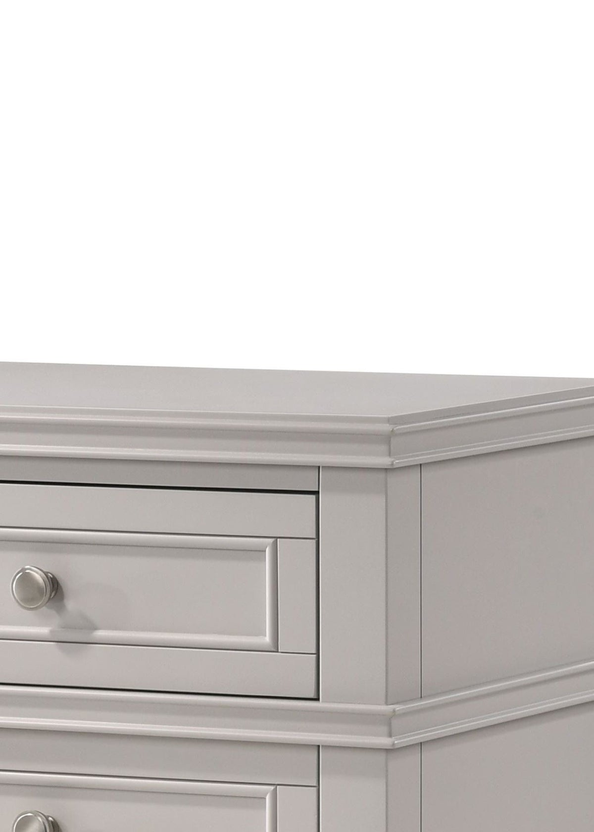 3 Drawer Nightstand with USB Charging Port – White or Gray, photo 8 of 11
