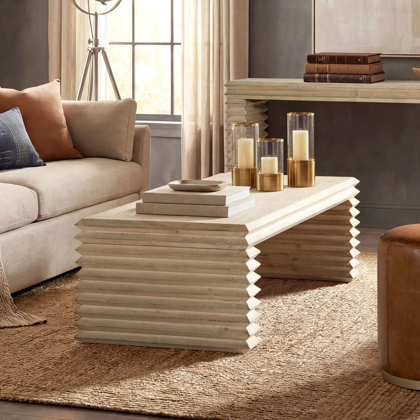 Veda - Geometric Waterfall Table by HouseOfZazla