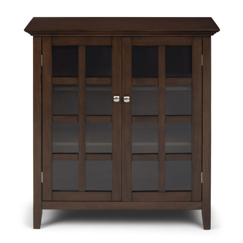 Medium Storage Cabinet with Adjustable Shelves - Natural Aged Brown