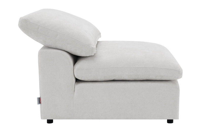 Naveen 6 Piece Modular Sectional with Full Foam Seating - Ivory, photo 3 of 4
