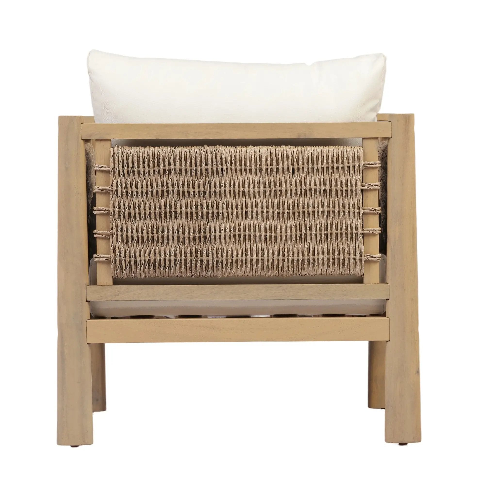 Set of 4 Outdoor Acacia Wood Patio Chairs by HouseOfZazla