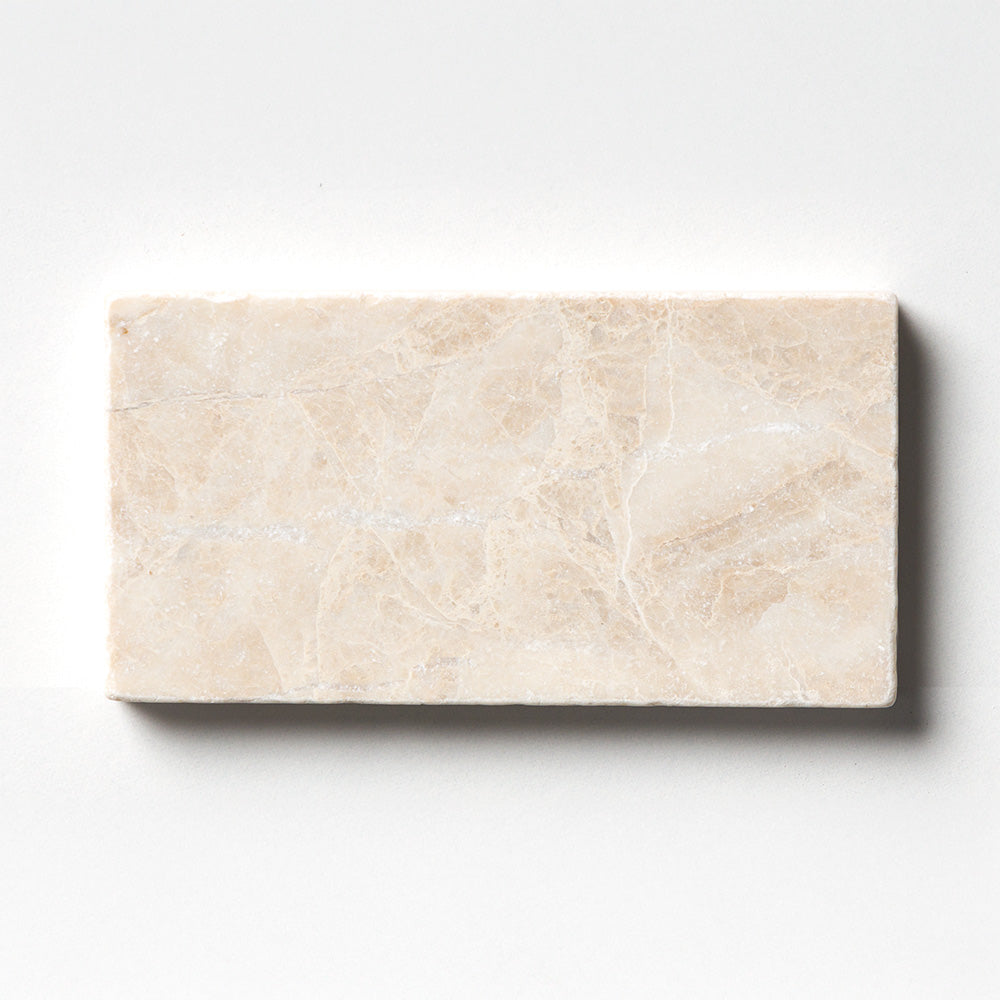 Delicate Beige Tumbled Marble Tiles 3x6 Marble Tumbled 6x6 Tiles