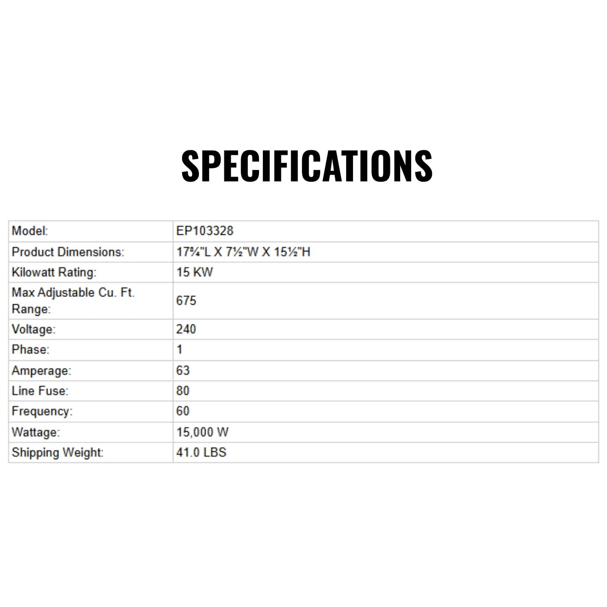 Delta SimpleSteam 15KW Steam Bath Generator [EP103328] (SAK48921) by SAKSBY WHOLESALE