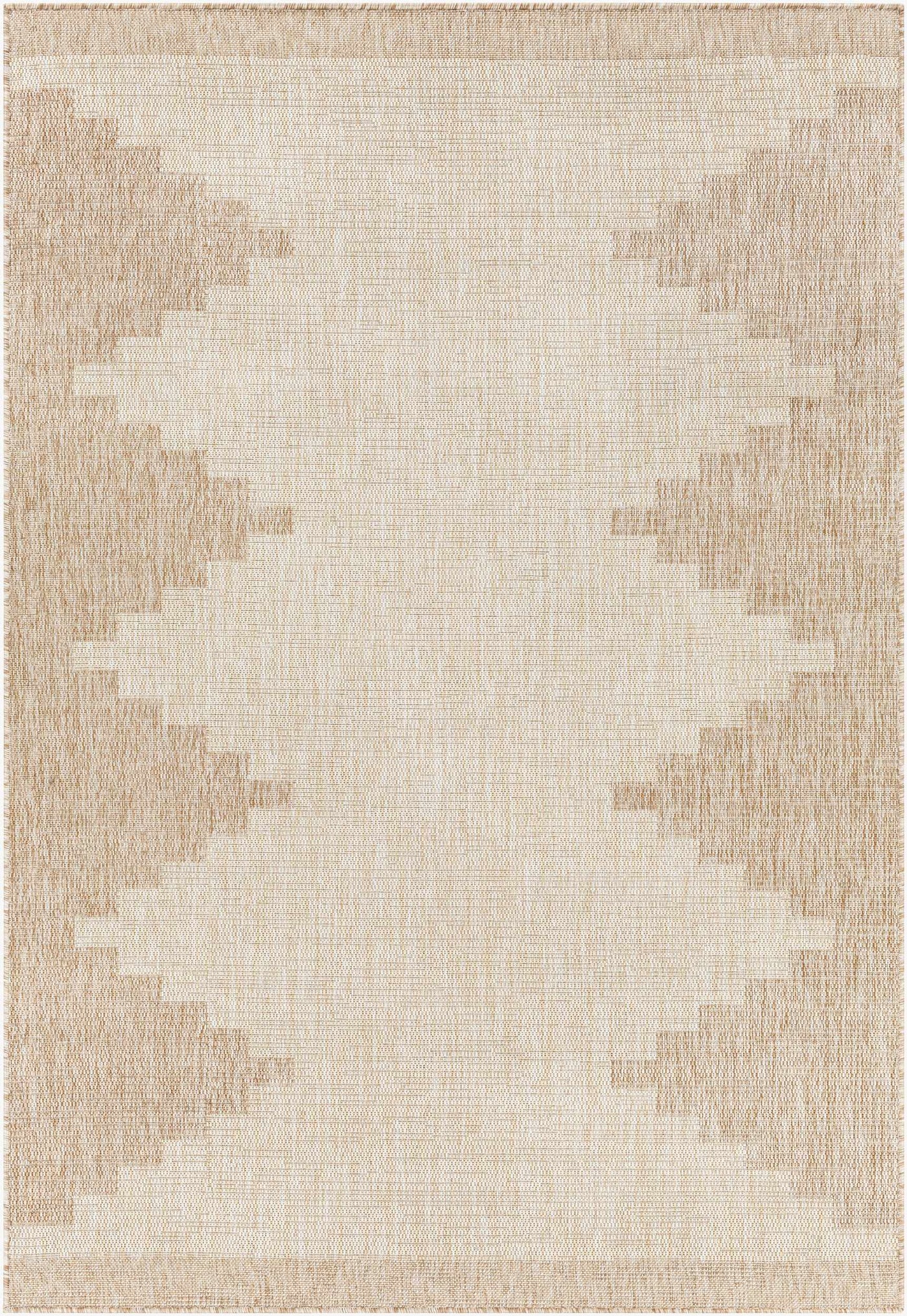 Djugun Beige Indoor & Outdoor Rug by Boutique Rugs