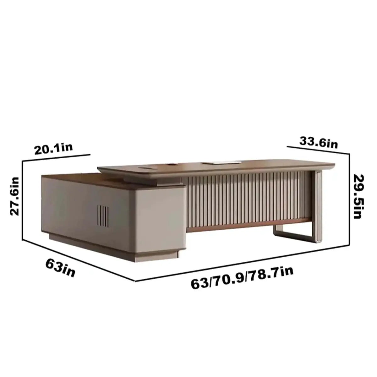 Granby · Modern Executive L-Shaped Desk by Arc Grove