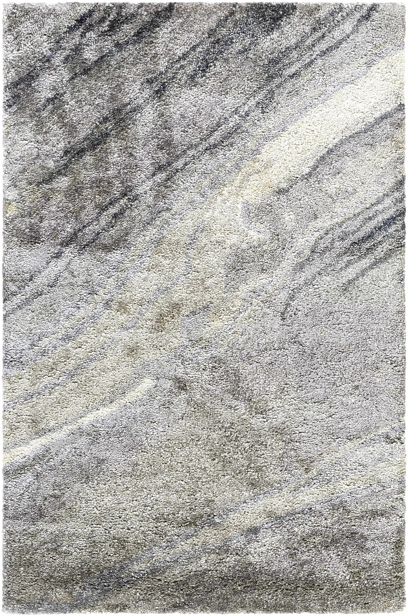 Dentsville Gray Marble Rug - Clearance by Boutique Rugs