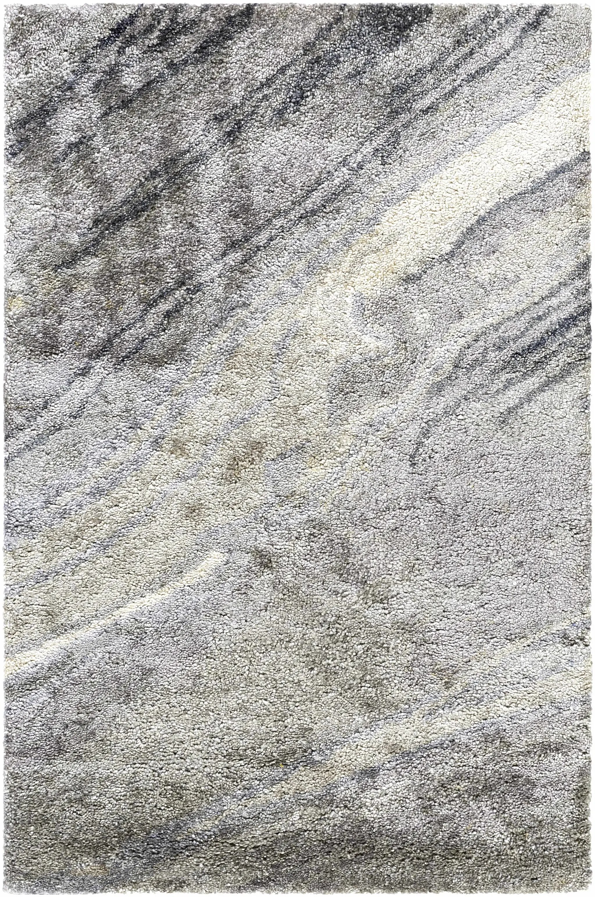 Dentsville Gray Marble Rug - Clearance by Boutique Rugs