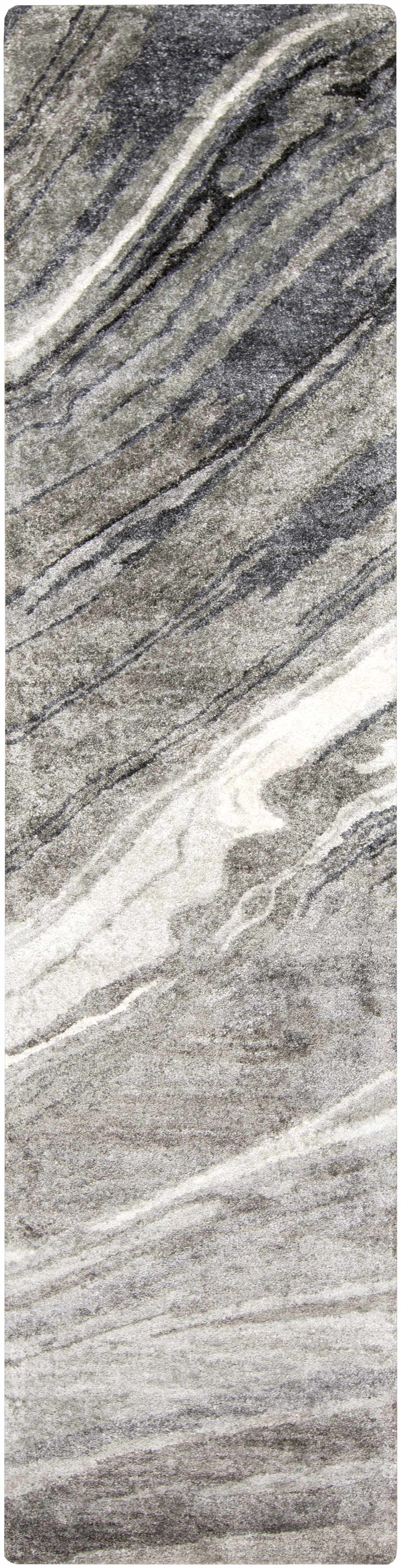 Dentsville Gray Marble Rug - Clearance by Boutique Rugs