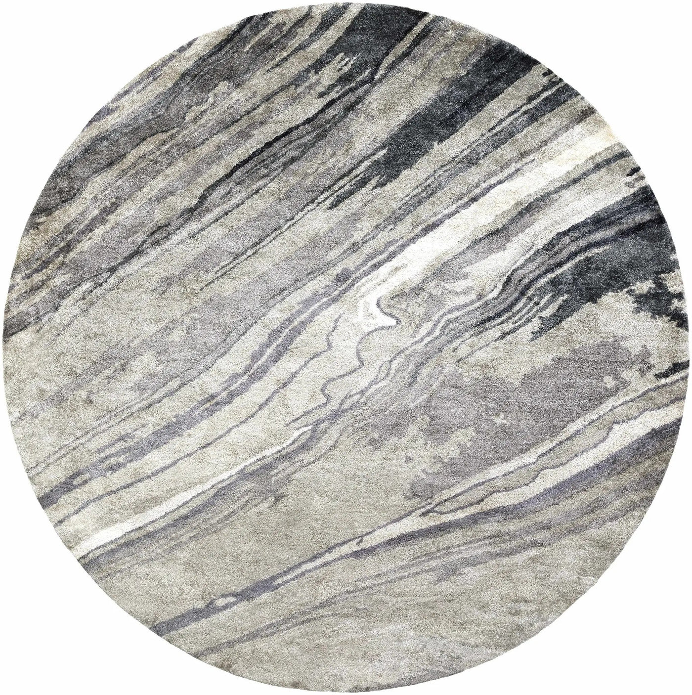 Dentsville Gray Marble Rug - Clearance by Boutique Rugs