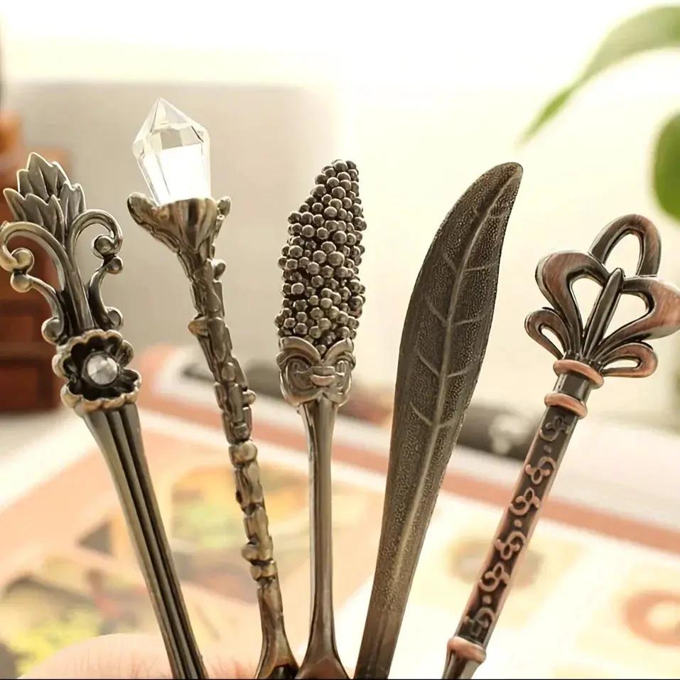 Dessert Spoons - Vintage Metal Golden by House Of Avana