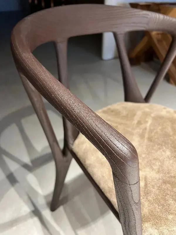 Luxury Premium Solid Walnut Chair - Italian Style by Gizz