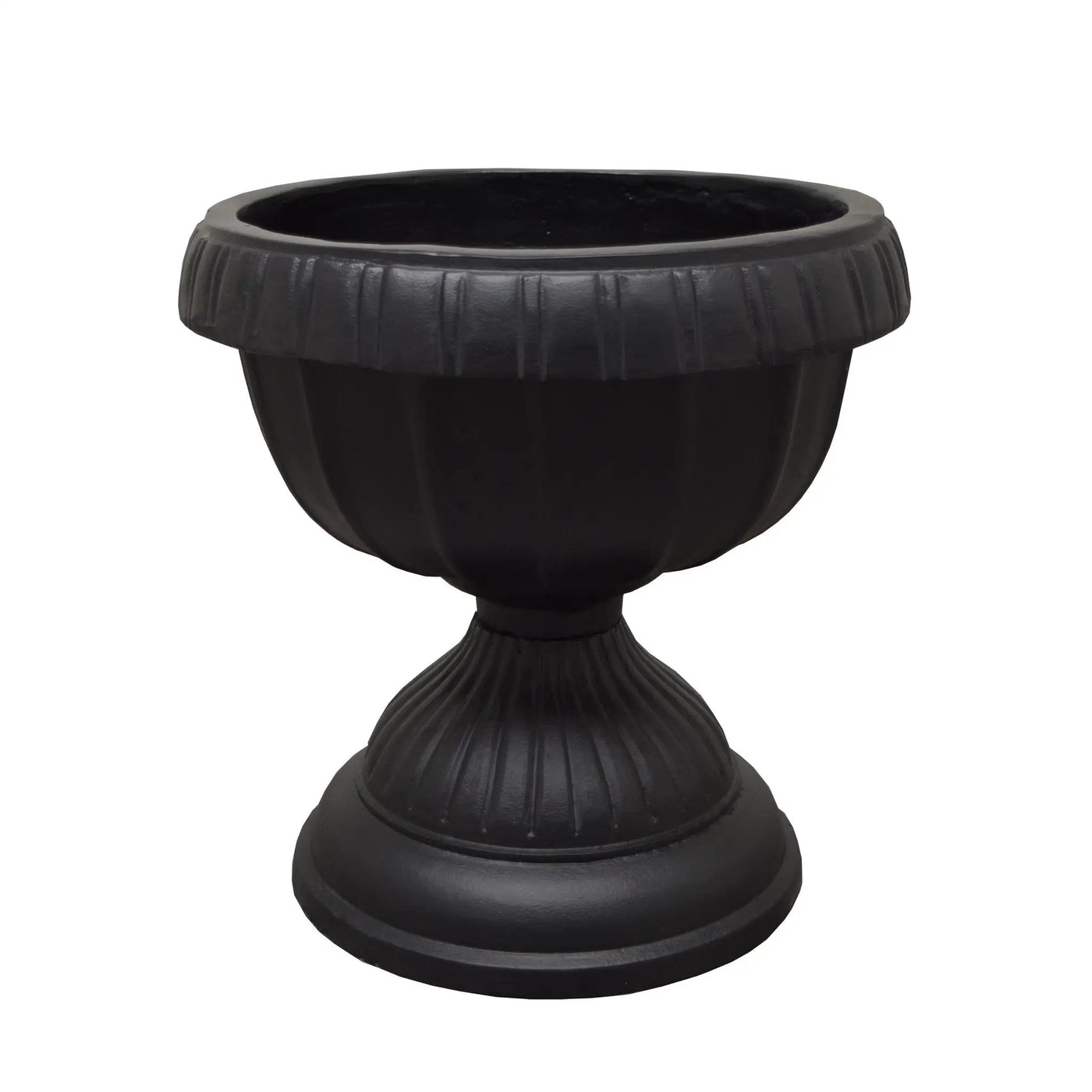 Ornate Round Cast Aluminum Metal 35-in Bird Bath Planter Vase Combo by Sharicks