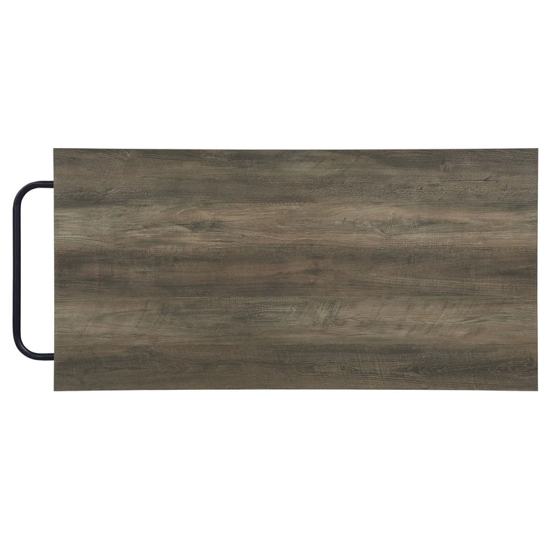 Lona - Kitchen Island - Rustic Oak / Black by HouseOfZazla