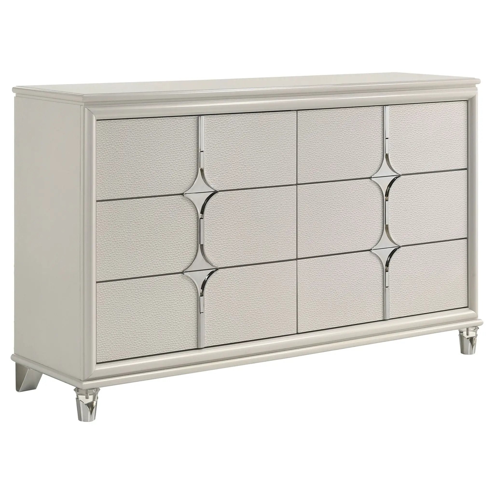 Olivia 5-piece Queen Bedroom Set Pearl White by Unique Piece Furniture