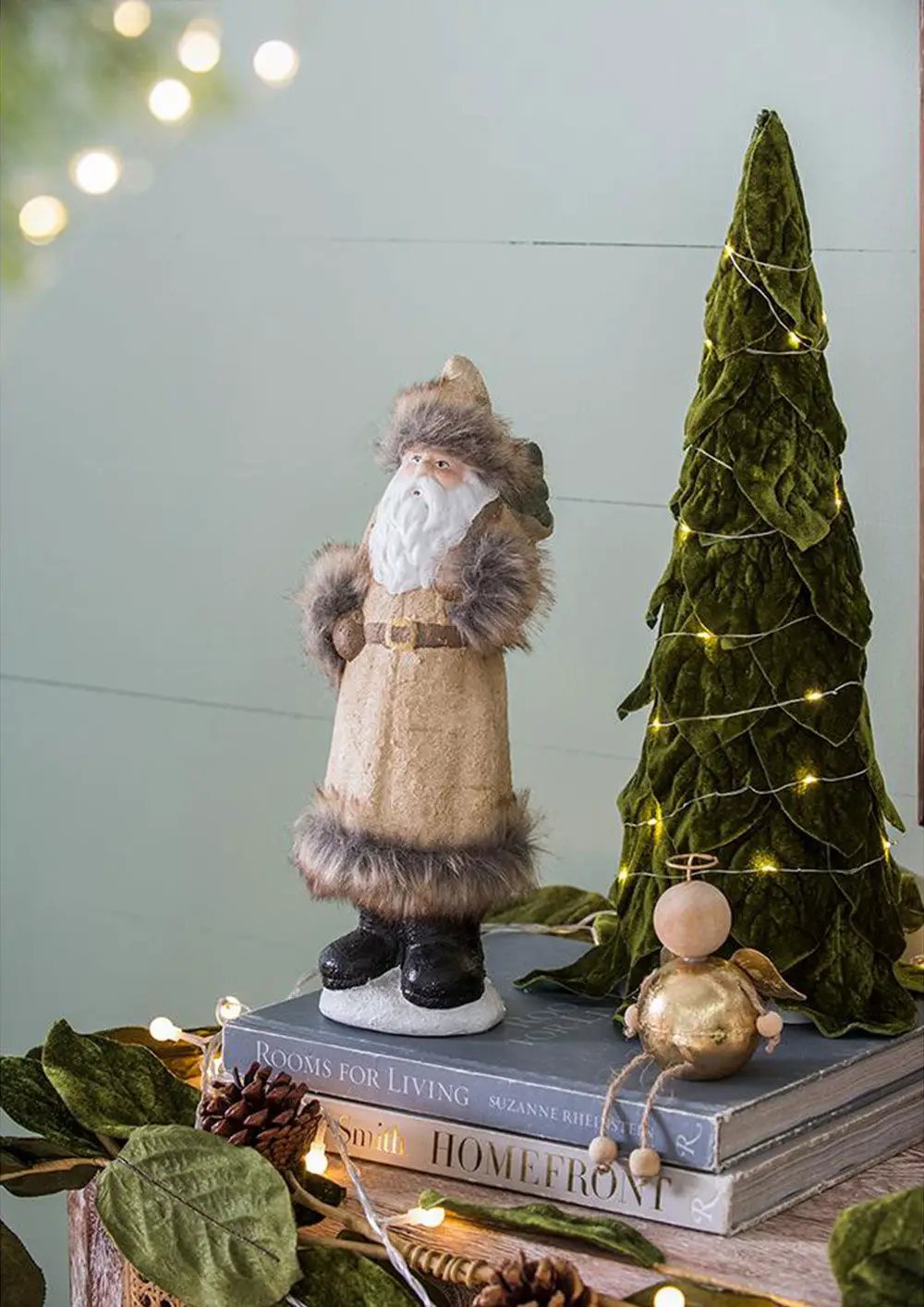 Christmas Gnomes Decorations, Christmas Table Home Ornaments For Holiday Party Gifts (Set of 2) - Beige / White by Unique Piece Furniture