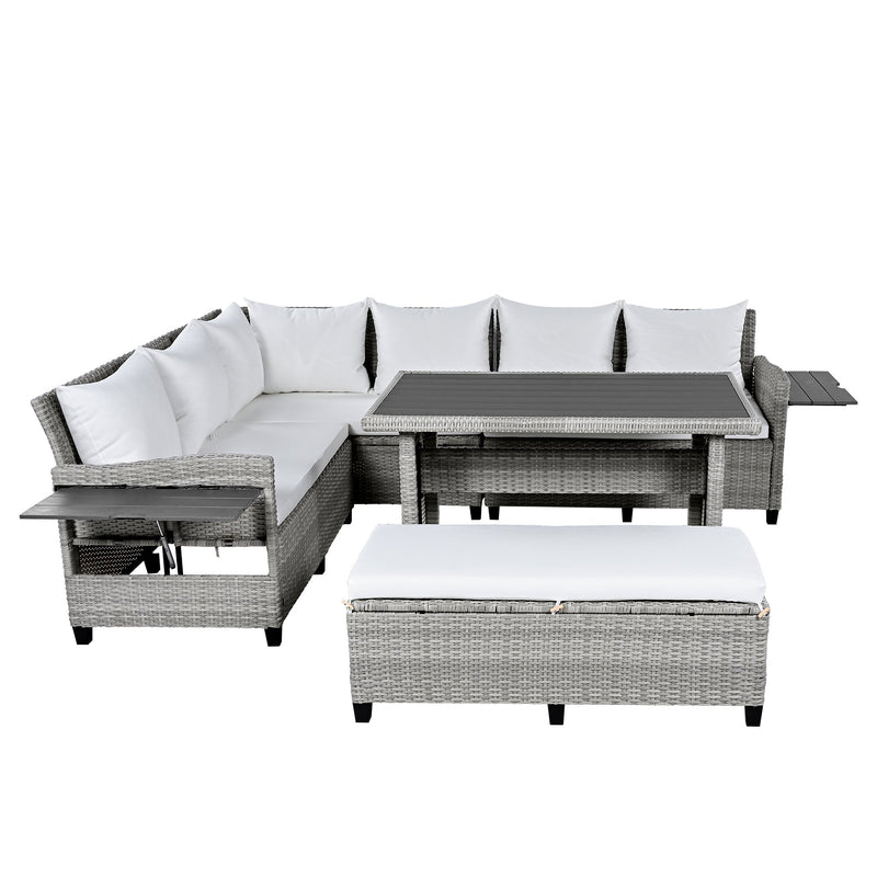 Tomax 5-Piece Outdoor Patio Rattan Sofa Set by HouseOfZazla
